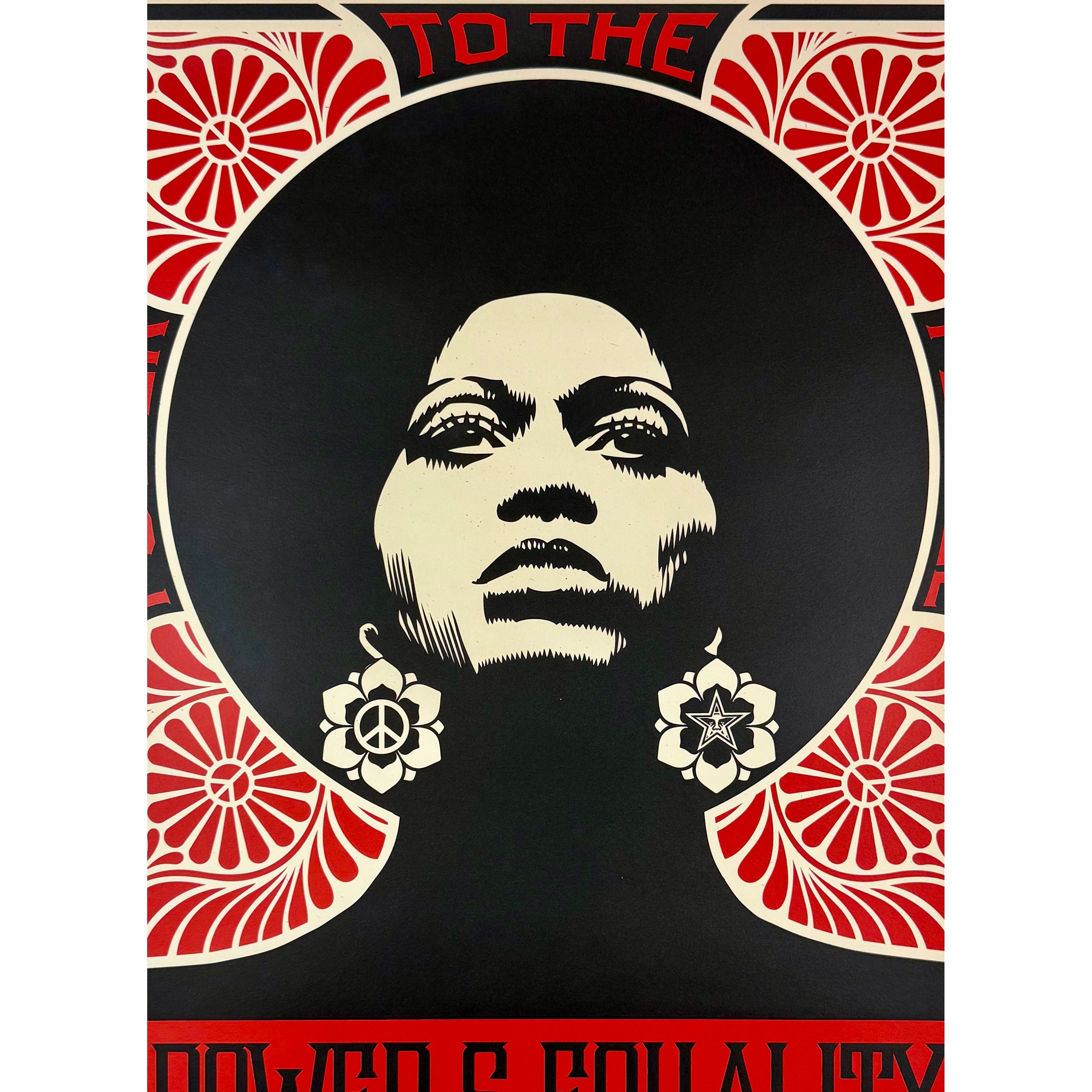 SHEPARD FAIREY (OBEY GIANT) - 2007 - AFROCENTRIC (RED) – Galerie