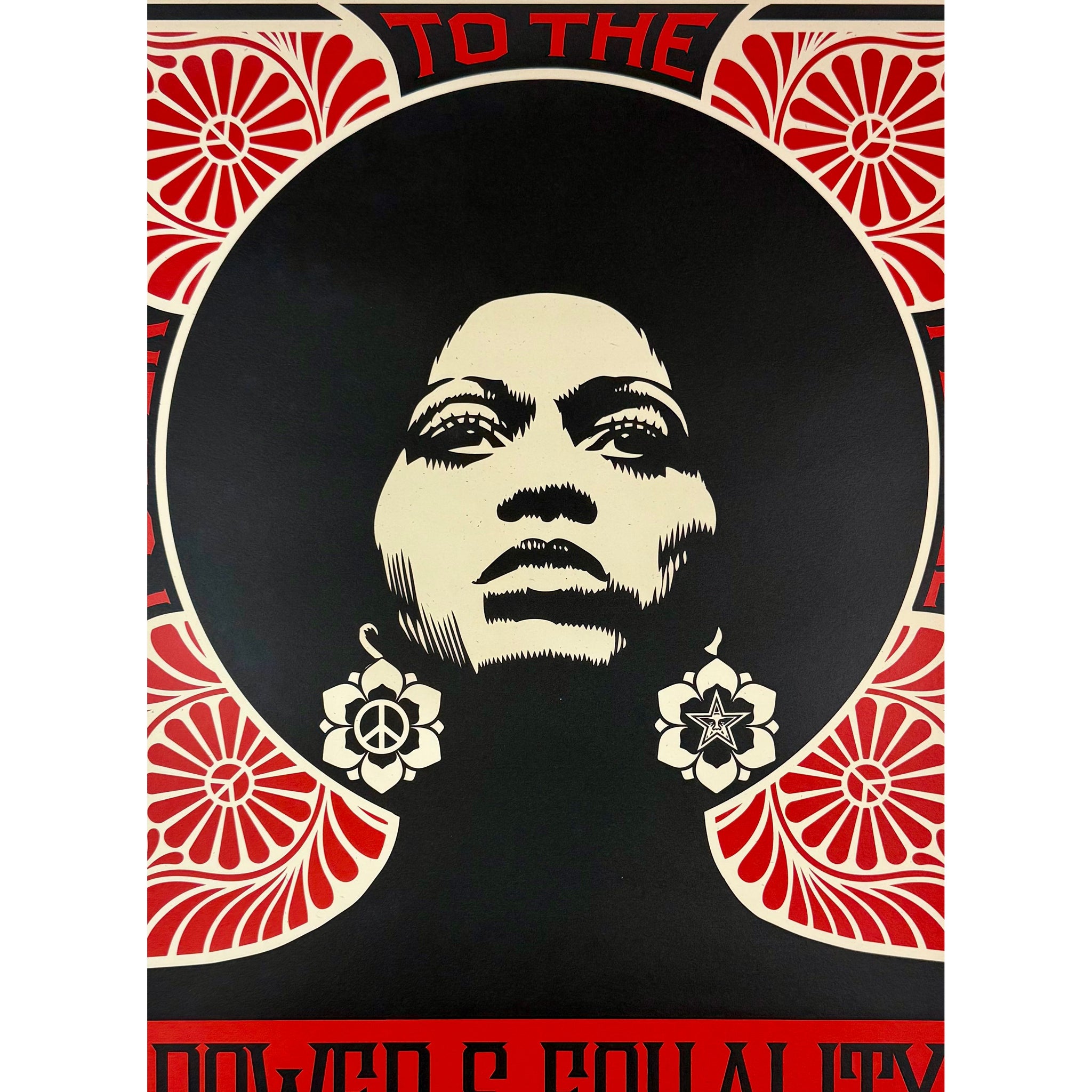 SHEPARD FAIREY (OBEY GIANT) - 2007 - AFROCENTRIC (RED) – Galerie