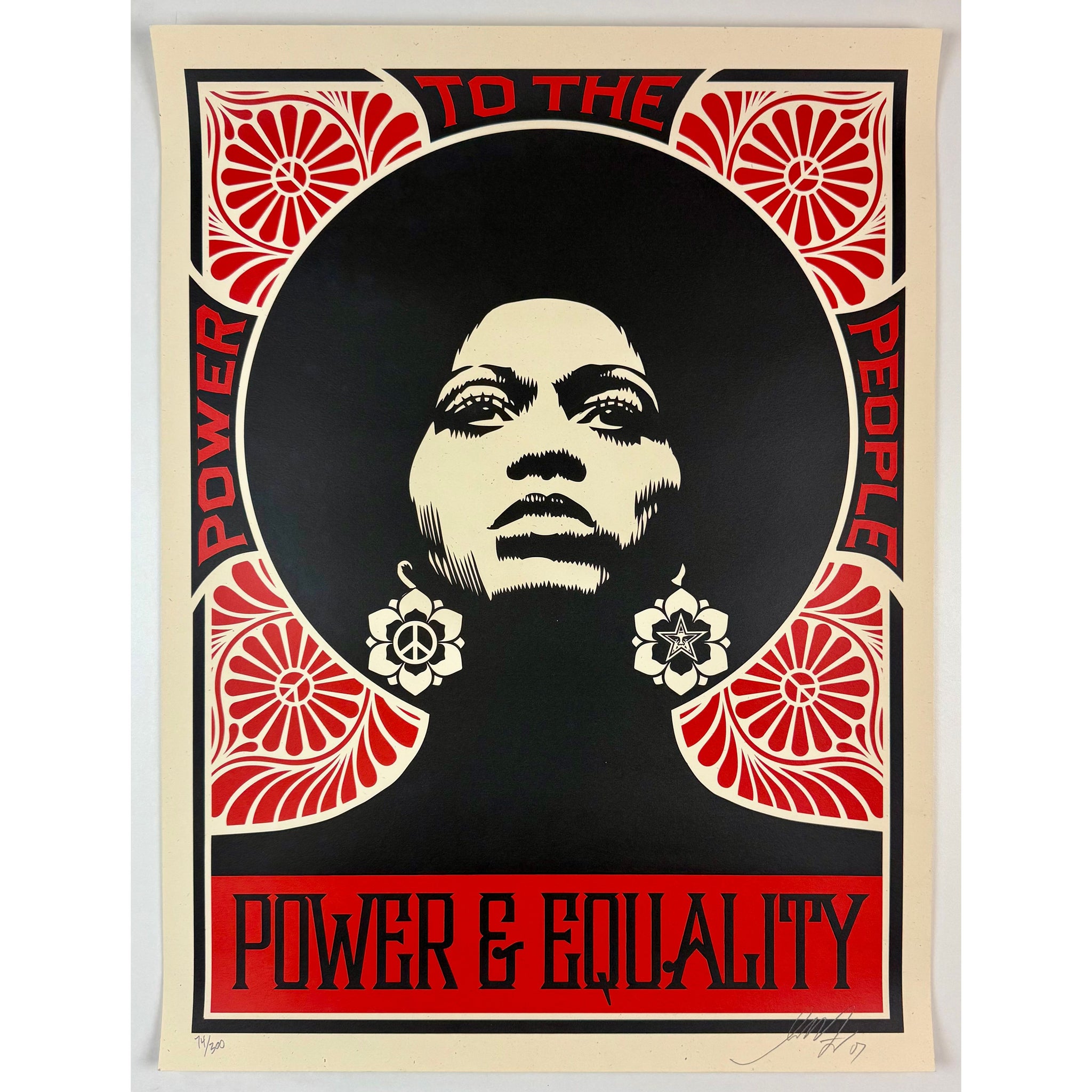 希少 black flag Shepard Fairey obey ポスター No More Bias by Shepard Fairey | GGA GALLERY