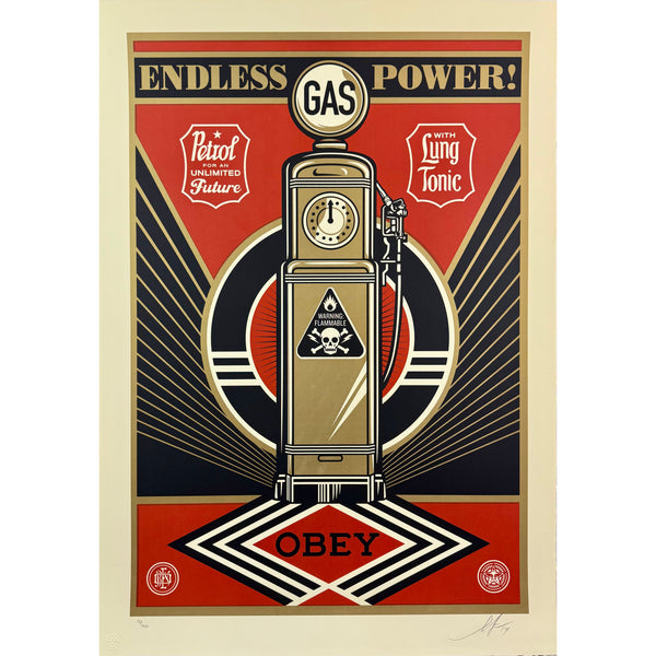 SHEPARD FAIREY (OBEY GIANT) - 2014 - ENDLESS POWER (LARGE FORMAT)