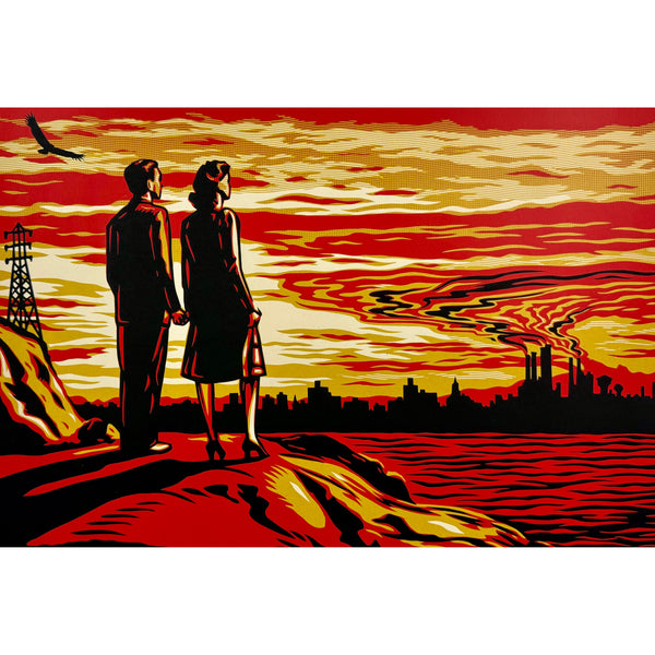 SHEPARD FAIREY (OBEY GIANT) - 2007 - THESE SUNSETS ARE TO DIE FOR