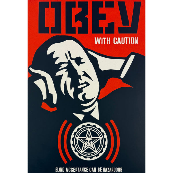 SHEPARD FAIREY (OBEY GIANT) - 2002 - OBEY WITH CAUTION