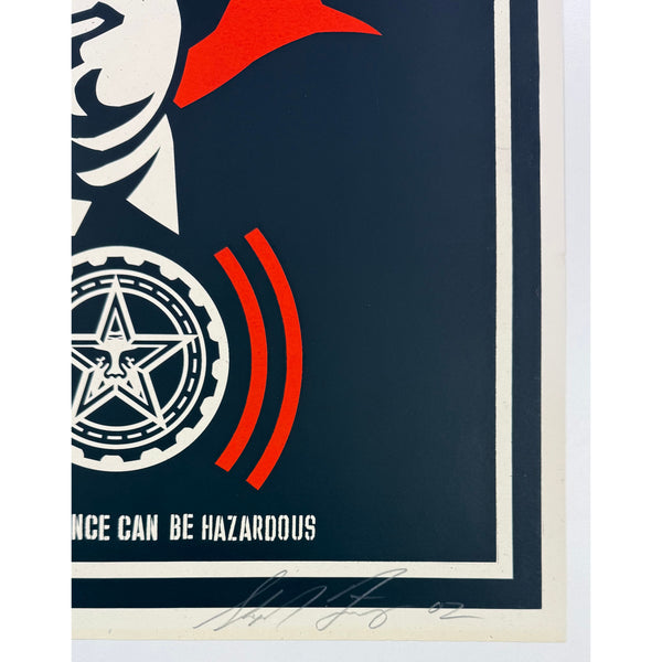 SHEPARD FAIREY (OBEY GIANT) - 2002 - OBEY WITH CAUTION