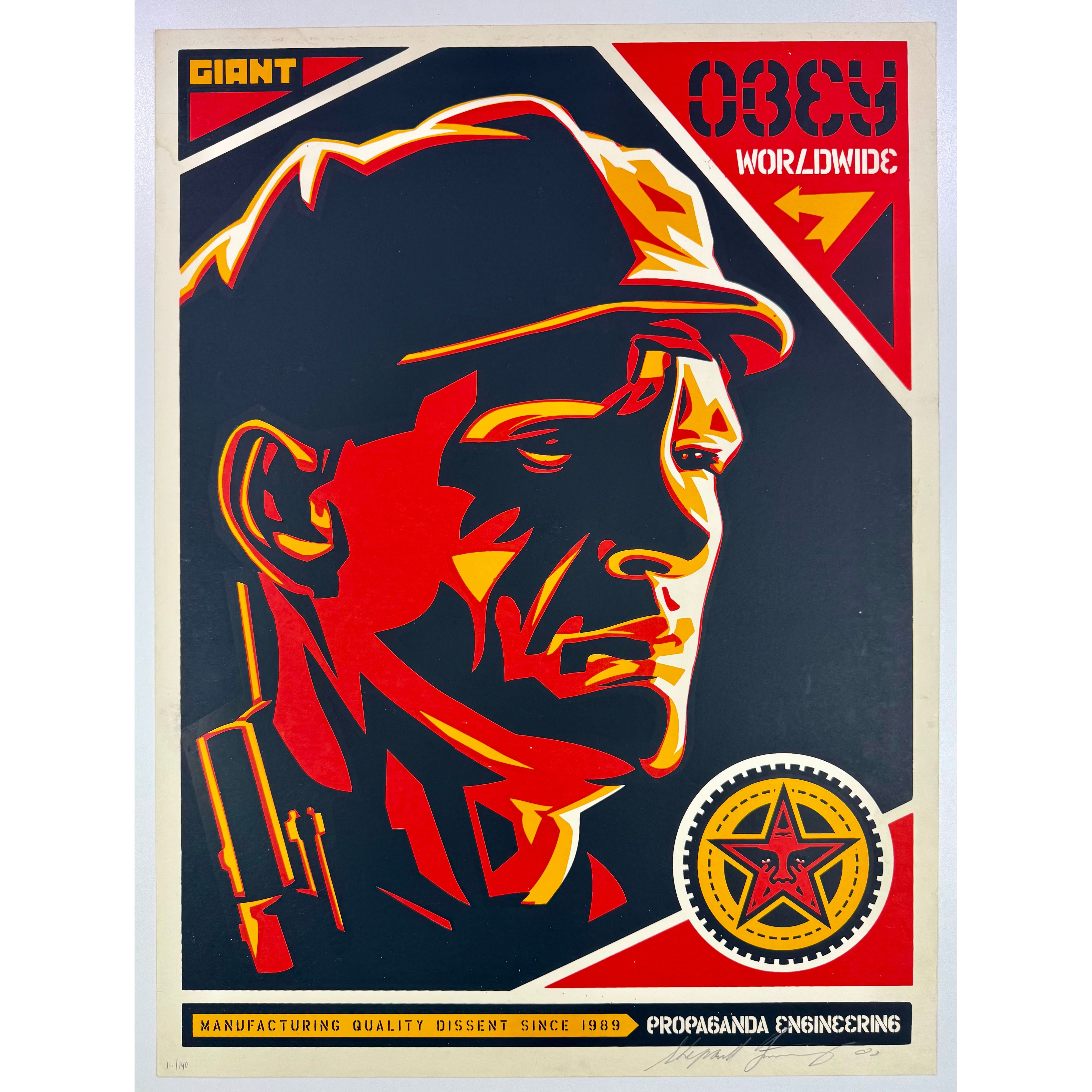 SHEPARD FAIREY (OBEY GIANT) - 2000 - WORKER (OBEY GIANT WORKER)