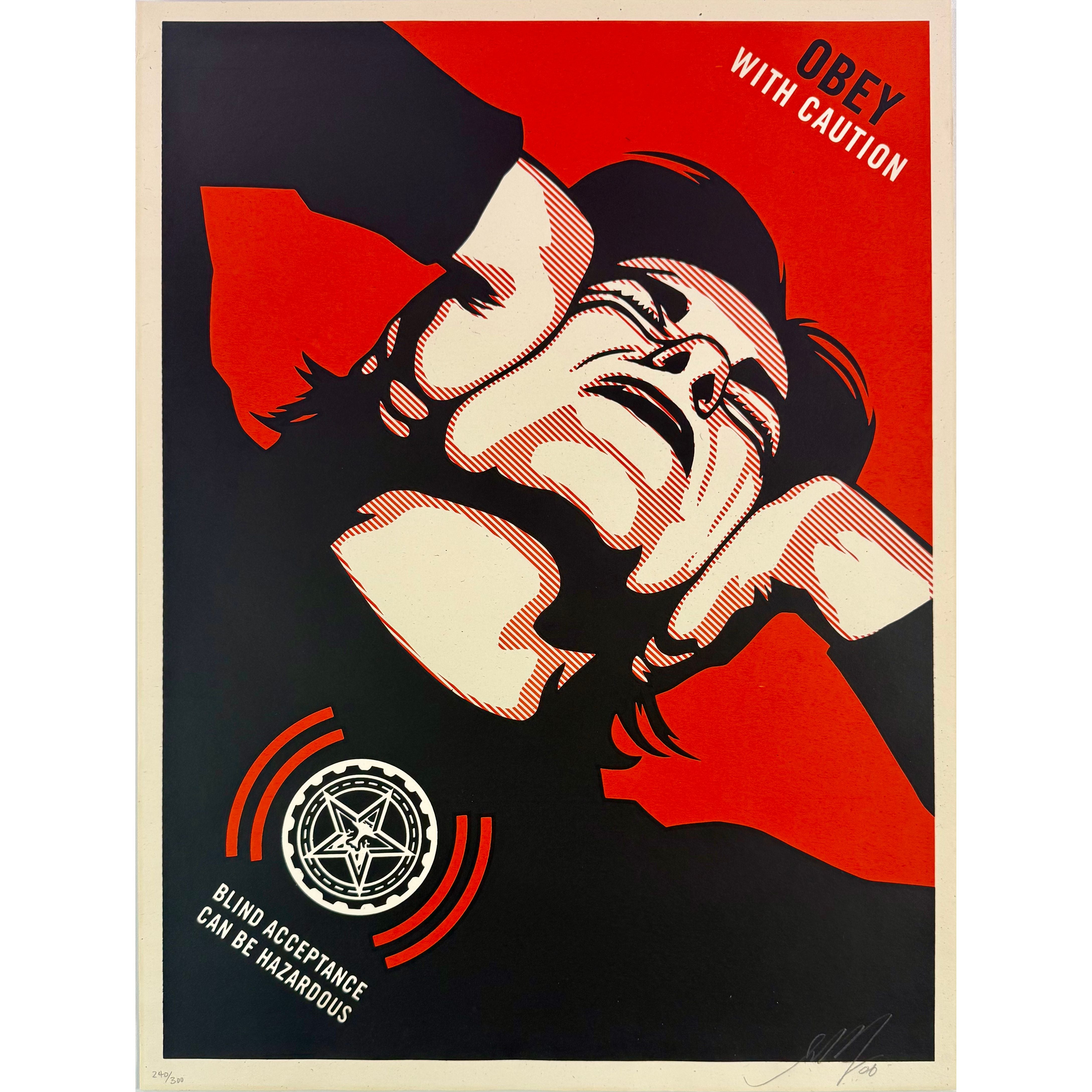 SHEPARD FAIREY (OBEY GIANT) - 2006 - OBEY WITH CAUTION – Galerie