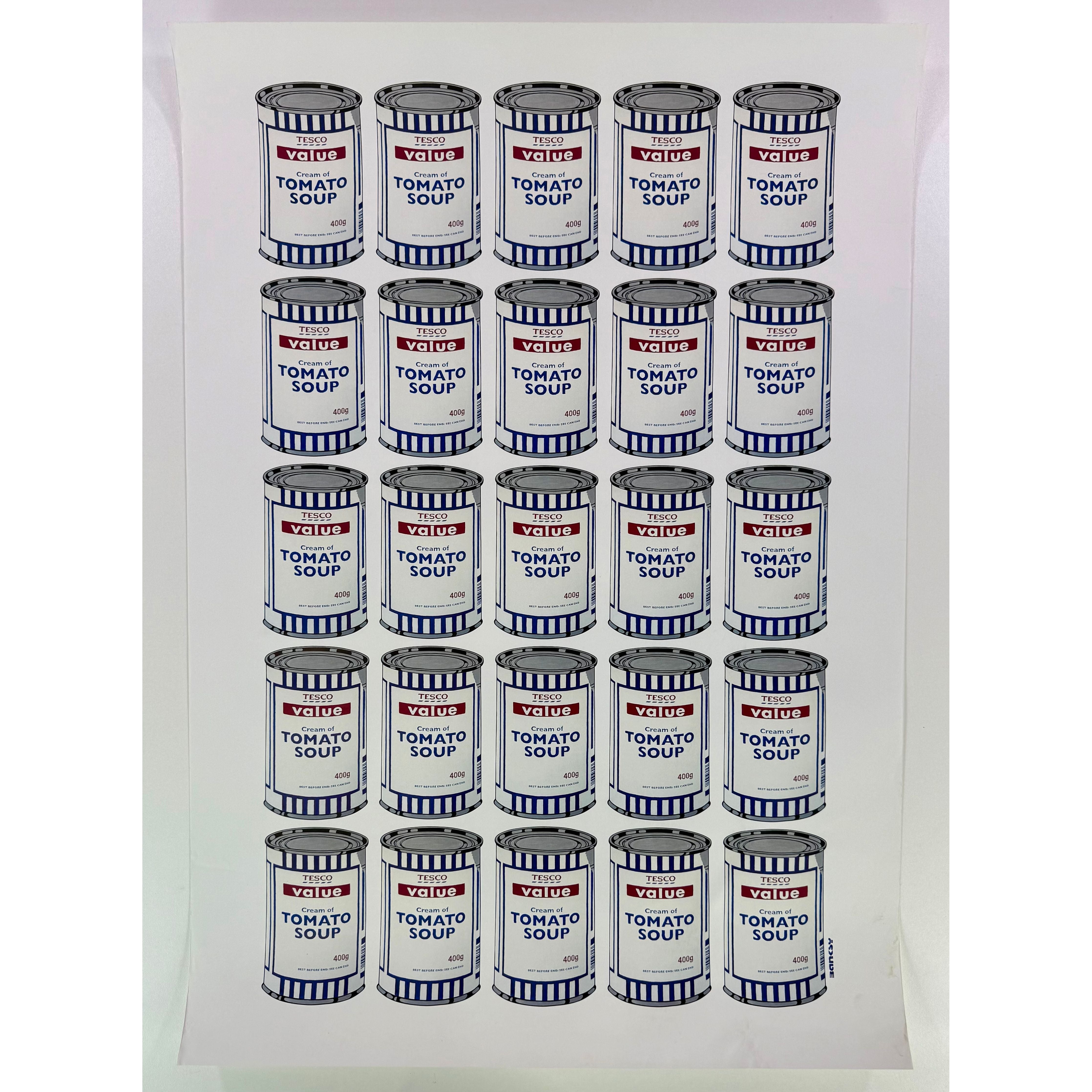 BANKSY - 2006 - SOUP CAN POSTER – Galerie Façade