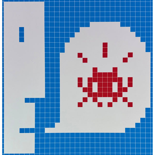 SPACE INVADER - 2021 - ALERT : SYSTEM INFECTED (BLUE EDITION)