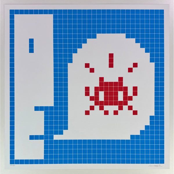 SPACE INVADER - 2021 - ALERT : SYSTEM INFECTED (BLUE EDITION)