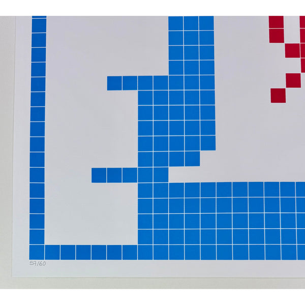 SPACE INVADER - 2021 - ALERT : SYSTEM INFECTED (BLUE EDITION)