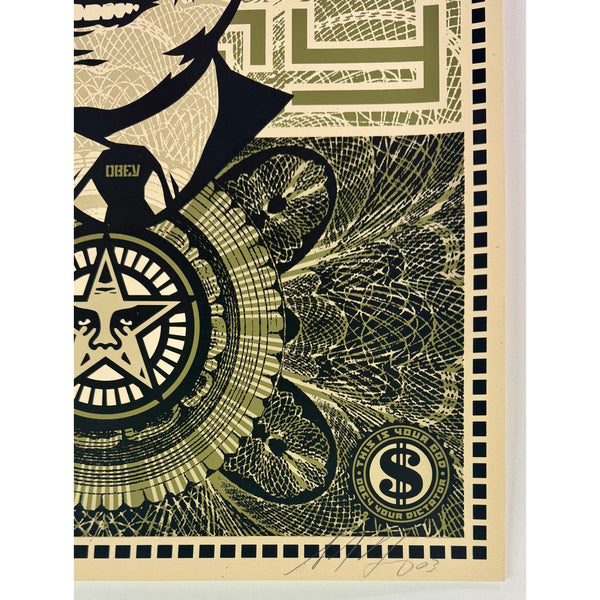 SHEPARD FAIREY (OBEY GIANT) - 2003 - NIXON MONEY