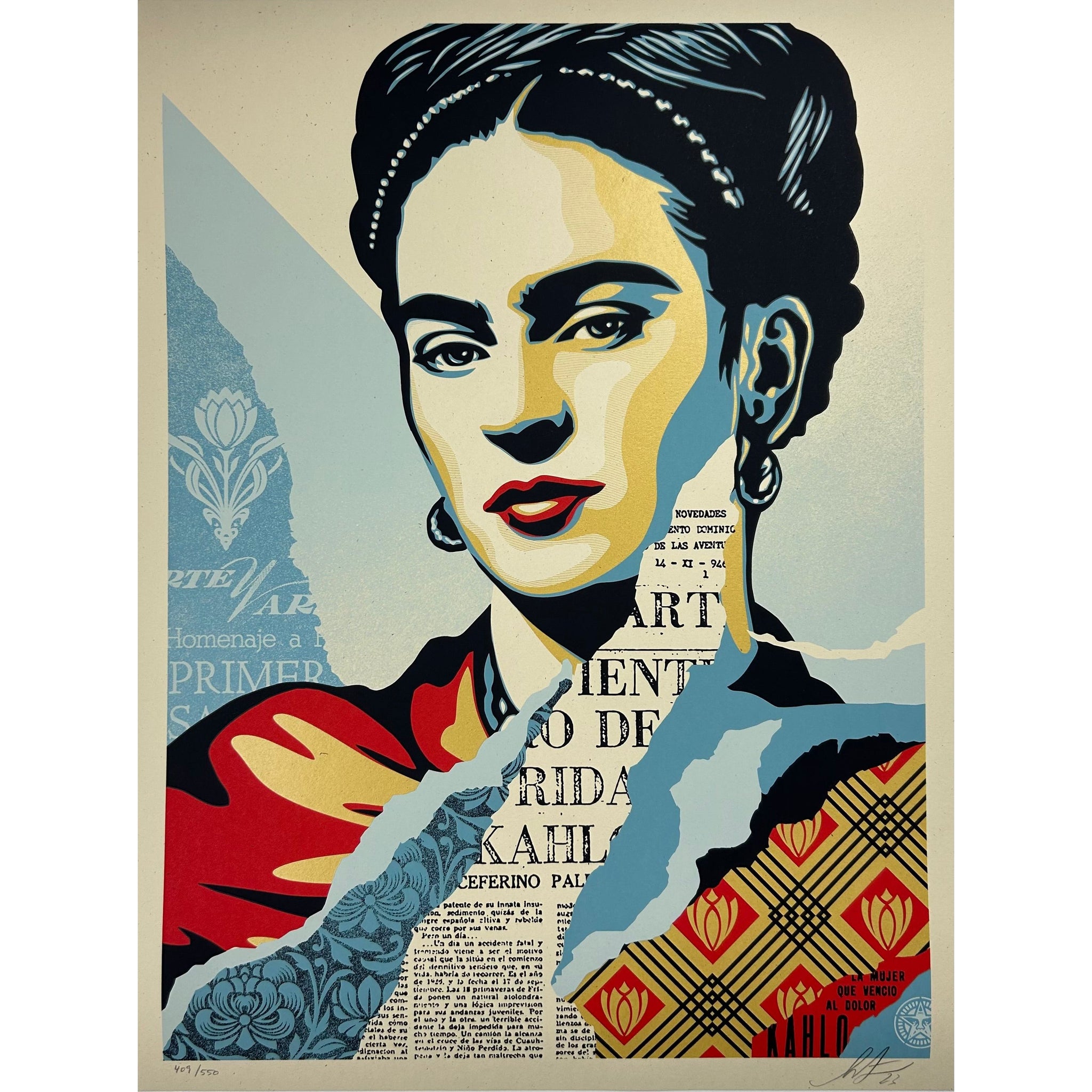 SHEPARD FAIREY (OBEY GIANT) - 2023 - THE WOMAN WHO DEFEATED PAIN