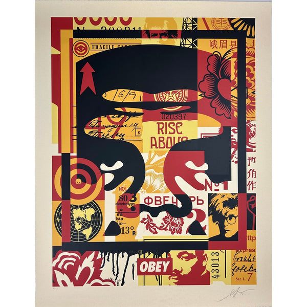 SHEPARD FAIREY (OBEY GIANT) - 2016 - COLLAGE ICON TOP (LARGE FORMAT)