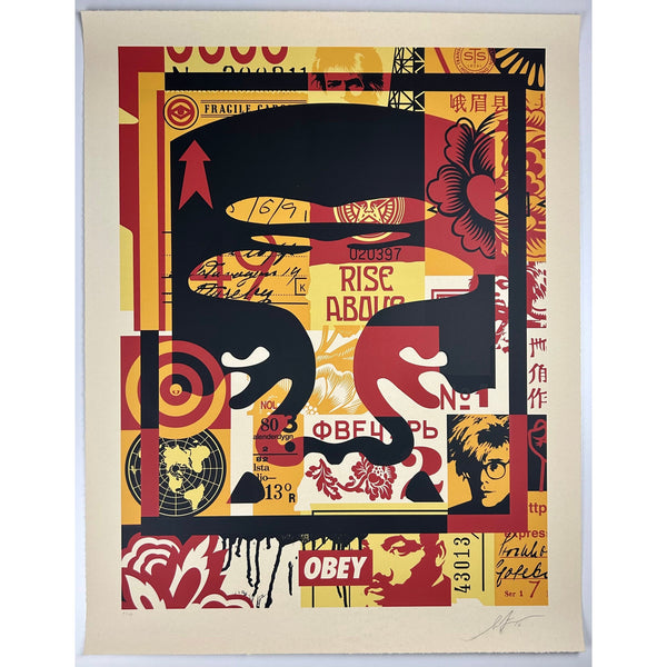 SHEPARD FAIREY (OBEY GIANT) - 2016 - COLLAGE ICON TOP (LARGE FORMAT)