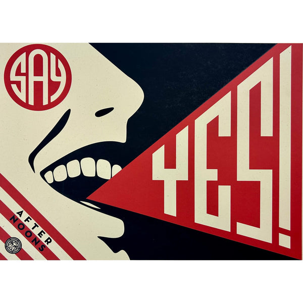 SHEPARD FAIREY (OBEY GIANT) - 2008 - AFTERNOONS SAY YES!