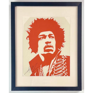 SHEPARD FAIREY (OBEY GIANT) - 2004 - JIMI HENDRIX (RUBYLITH)
