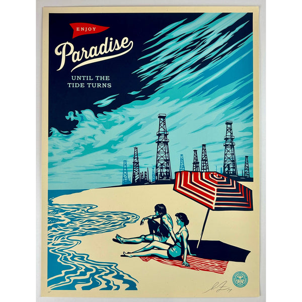 SHEPARD FAIREY (OBEY GIANT) - 2014 - PARADISE TURNS