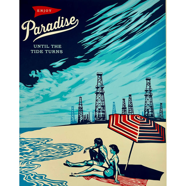 SHEPARD FAIREY (OBEY GIANT) - 2014 - PARADISE TURNS