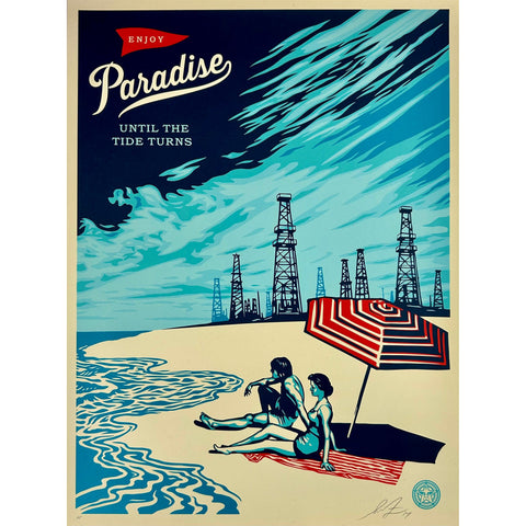 SHEPARD FAIREY (OBEY GIANT) - 2014 - PARADISE TURNS