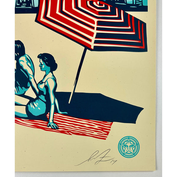 SHEPARD FAIREY (OBEY GIANT) - 2014 - PARADISE TURNS