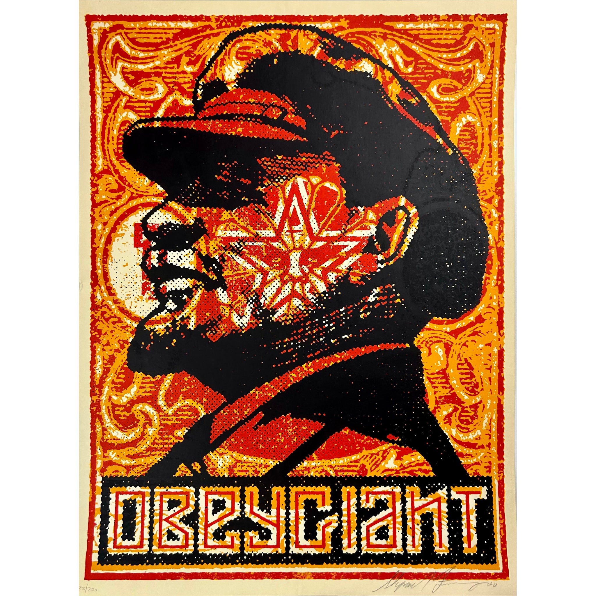 SHEPARD FAIREY (OBEY GIANT) - 2000 - LENIN STAMP