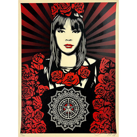 SHEPARD FAIREY (OBEY GIANT) - 2008 - ROSE GIRL