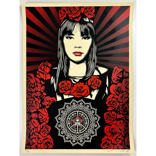 SHEPARD FAIREY (OBEY GIANT) - 2008 - ROSE GIRL