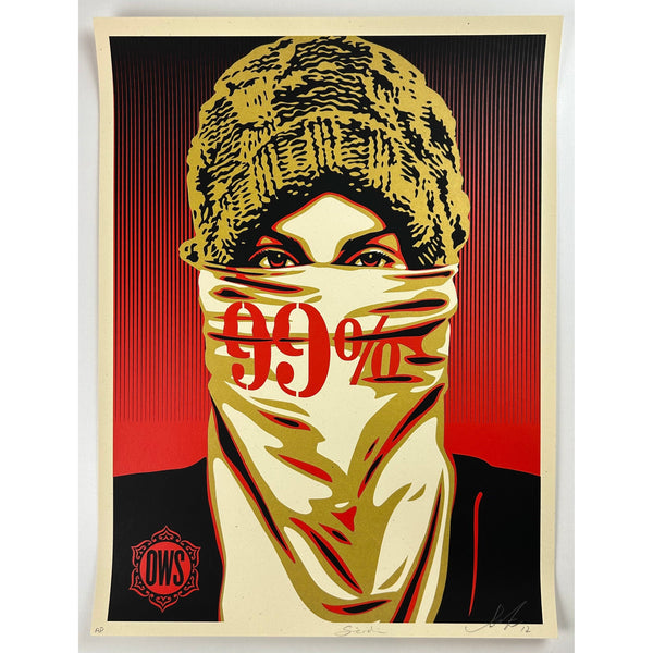 SHEPARD FAIREY (OBEY GIANT) - 2012 - OCCUPY PROTESTER (99% VARIANT)