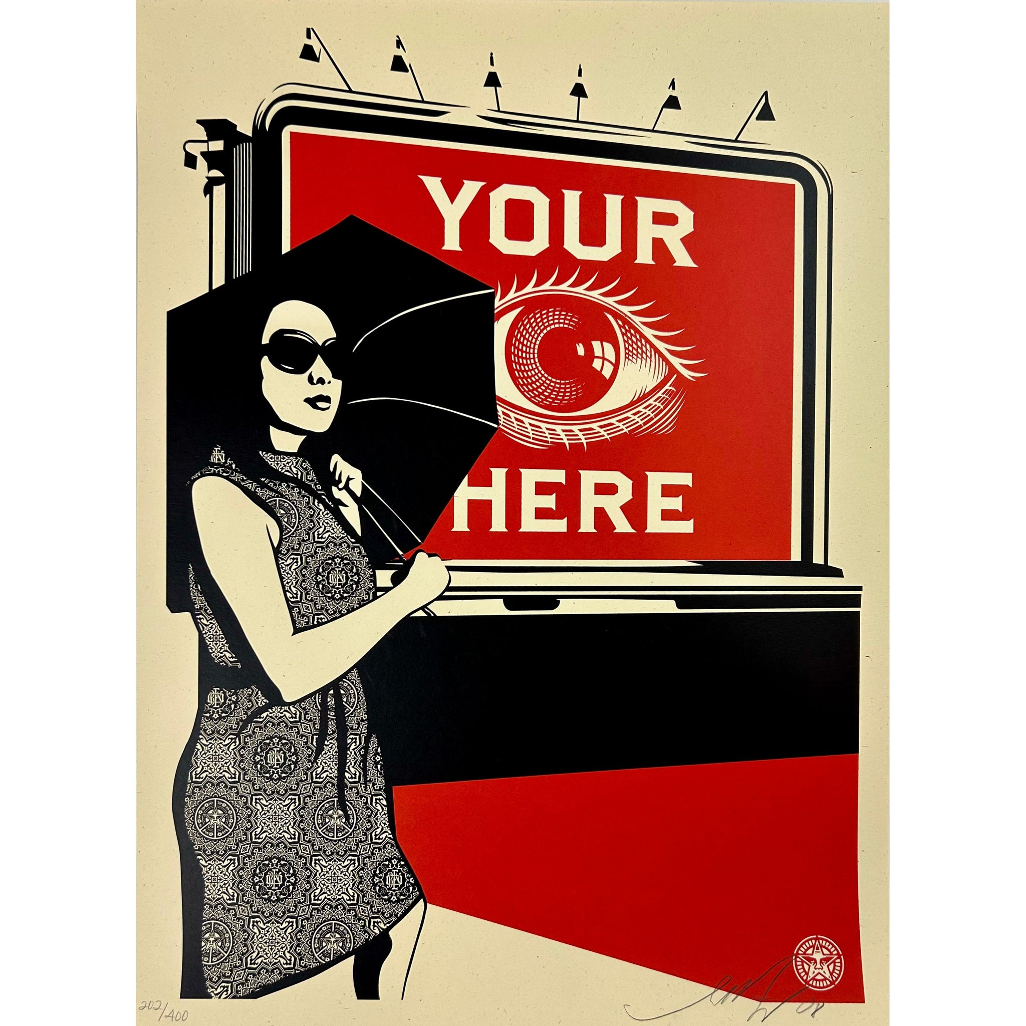 SHEPARD FAIREY (OBEY GIANT) - 2008 - OBEY BILLBOARD (EYE)