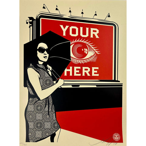 SHEPARD FAIREY (OBEY GIANT) - 2008 - OBEY BILLBOARD (EYE)