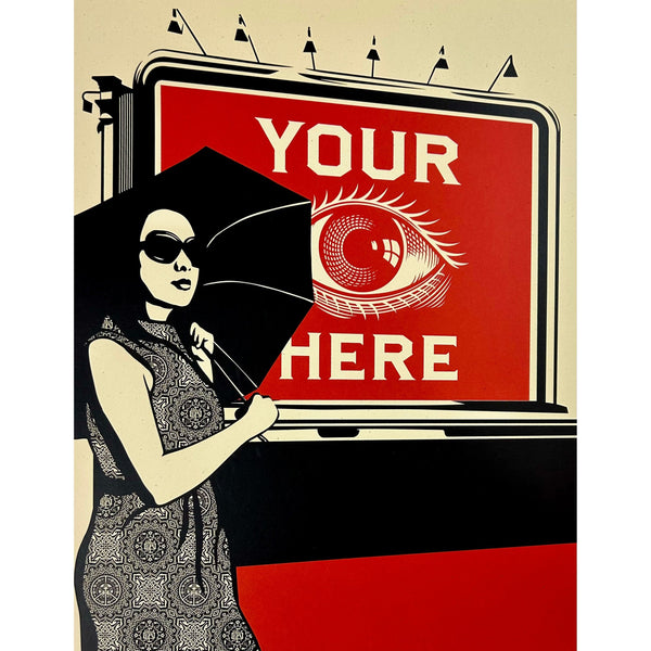 SHEPARD FAIREY (OBEY GIANT) - 2008 - OBEY BILLBOARD (EYE)