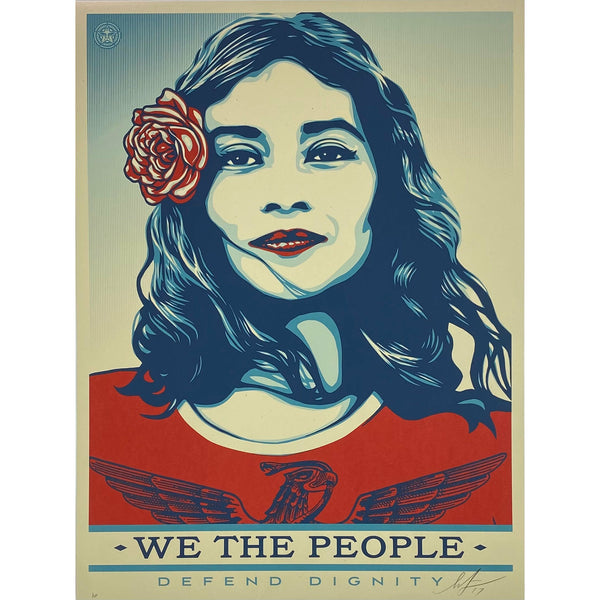 SHEPARD FAIREY (OBEY GIANT) - 2017 - WE THE PEOPLE / DEFEND DIGNITY