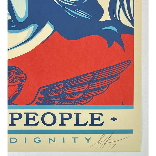 SHEPARD FAIREY (OBEY GIANT) - 2017 - WE THE PEOPLE / DEFEND DIGNITY