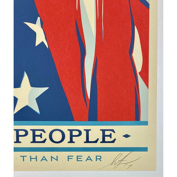 SHEPARD FAIREY (OBEY GIANT) - 2017 - WE THE PEOPLE / ARE GREATER THAN FEAR