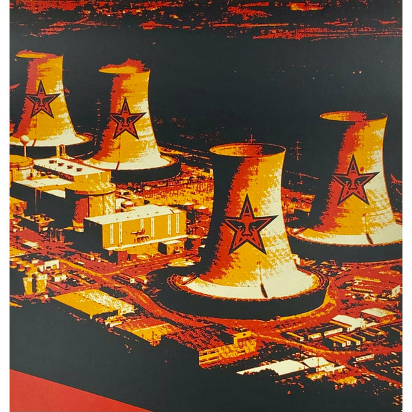 SHEPARD FAIREY (OBEY GIANT) - 2001 - VISUAL POLLUTION SMOKE STACKS (TEST PRINT)