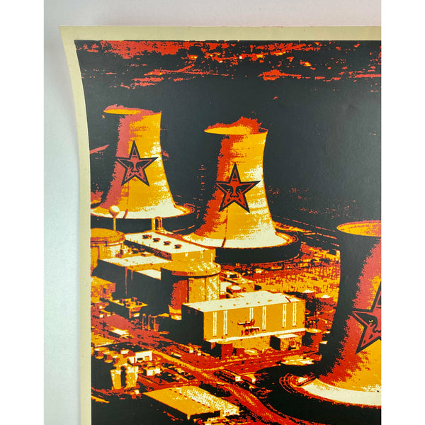 SHEPARD FAIREY (OBEY GIANT) - 2001 - VISUAL POLLUTION SMOKE STACKS (TEST PRINT)