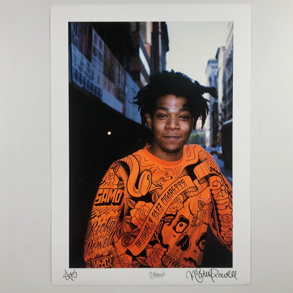 RICKY POWELL & MIKE GIANT - 2019 - JEAN-MICHEL BASQUIAT. BOND STREET. NEW YORK CITY. 1988