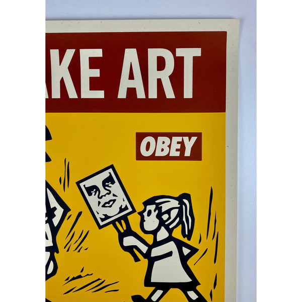 SHEPARD FAIREY (OBEY GIANT) - 2004 - MAKE ART NOT WAR