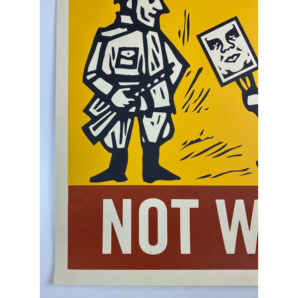 SHEPARD FAIREY (OBEY GIANT) - 2004 - MAKE ART NOT WAR