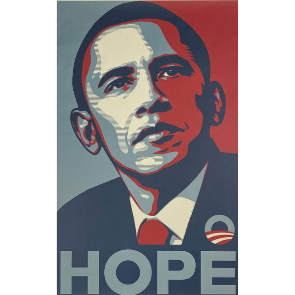 SHEPARD FAIREY (OBEY GIANT) - 2008 - OBAMA HOPE (CAMPAIGN EDITION)