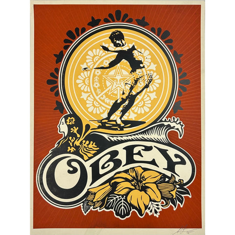 SHEPARD FAIREY (OBEY GIANT) - 2005 - HAWAII SKATER (TEST PRINT)