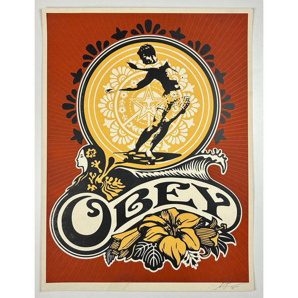 SHEPARD FAIREY (OBEY GIANT) - 2005 - HAWAII SKATER (TEST PRINT)