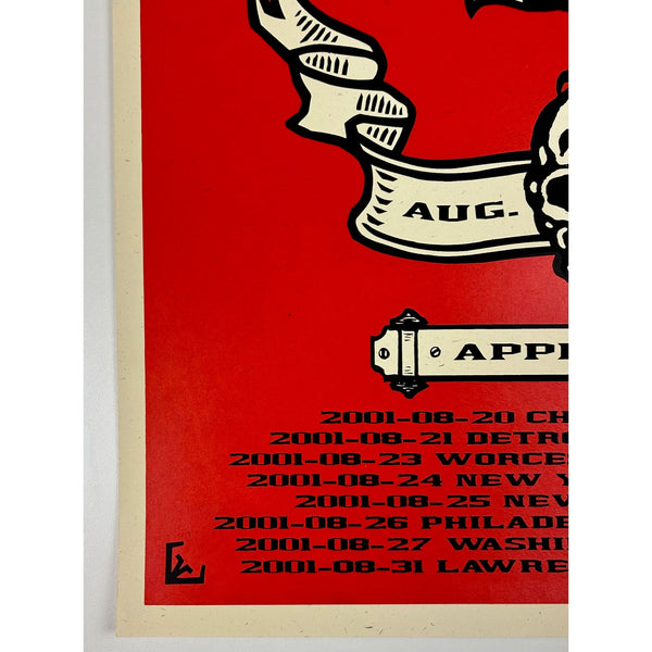 SHEPARD FAIREY (OBEY GIANT) - 2001 - REGGIE & THE FULL EFFECT (SIGNED)