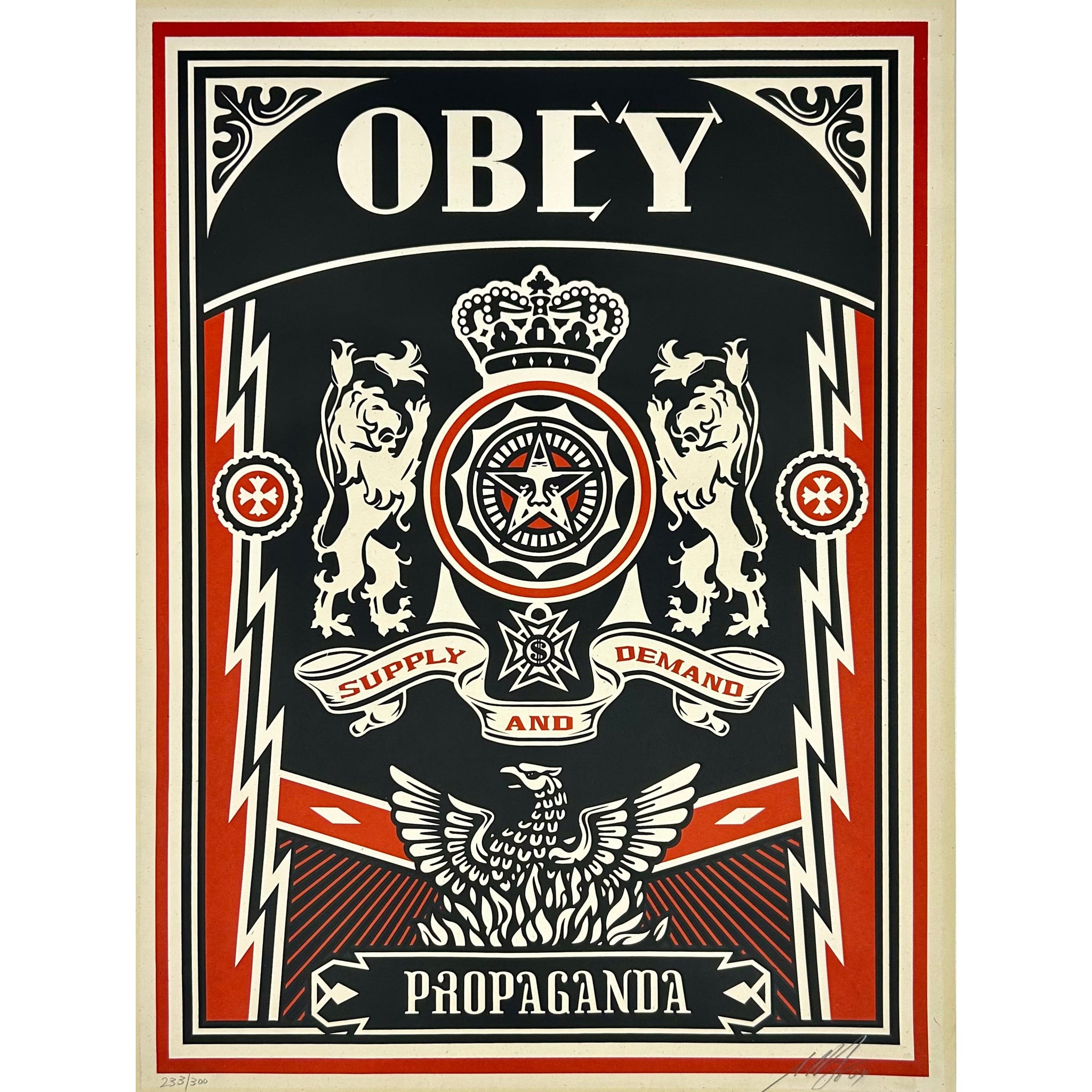 SHEPARD FAIREY (OBEY GIANT) - 2004 - OBEY LIONS