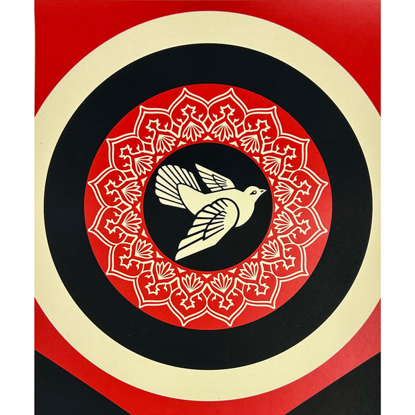 SHEPARD FAIREY (OBEY GIANT) - 2011 - OBEY DOVE TARGET (RED DOVE)