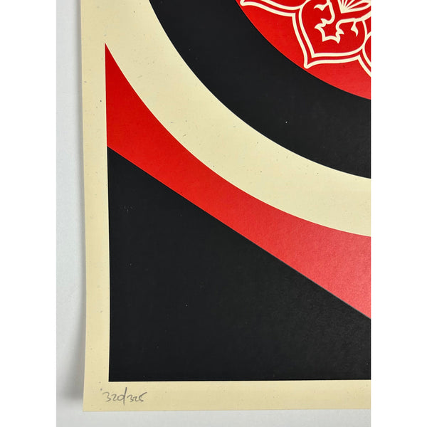 SHEPARD FAIREY (OBEY GIANT) - 2011 - OBEY DOVE TARGET (RED DOVE)