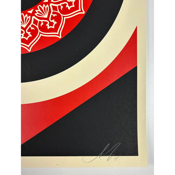 SHEPARD FAIREY (OBEY GIANT) - 2011 - OBEY DOVE TARGET (RED DOVE)