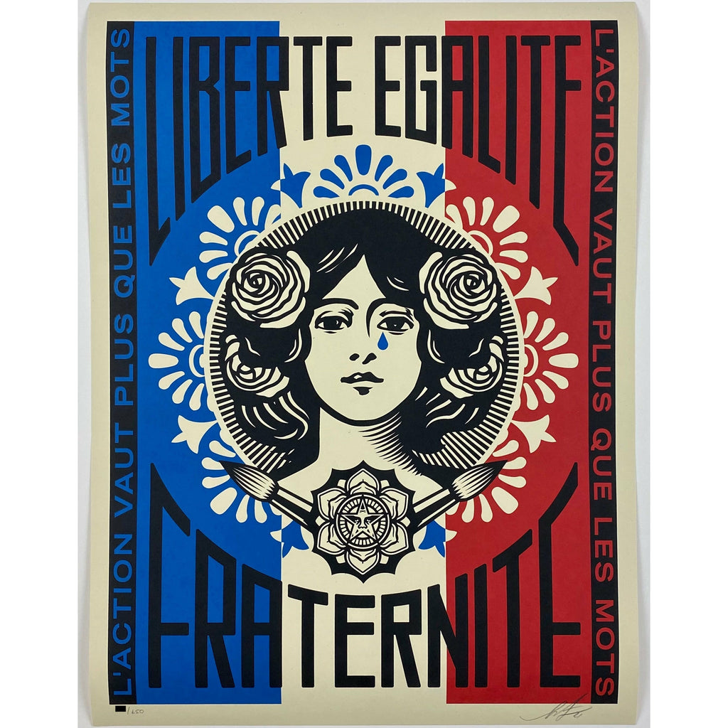 Shepard Fairey - Shepard Fairey Evolve Devolve Print signé Shepard Fairey - Shepard Fairey Evolve Devolve Print signé