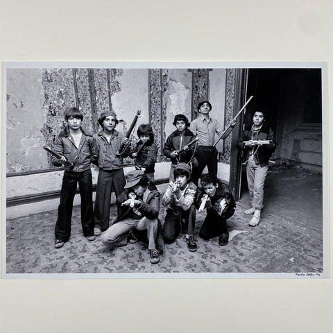 MARTHA COOPER - 1978 - THE CADETS WITH WOODEN GUNS IN THEIR CLUBHOUS