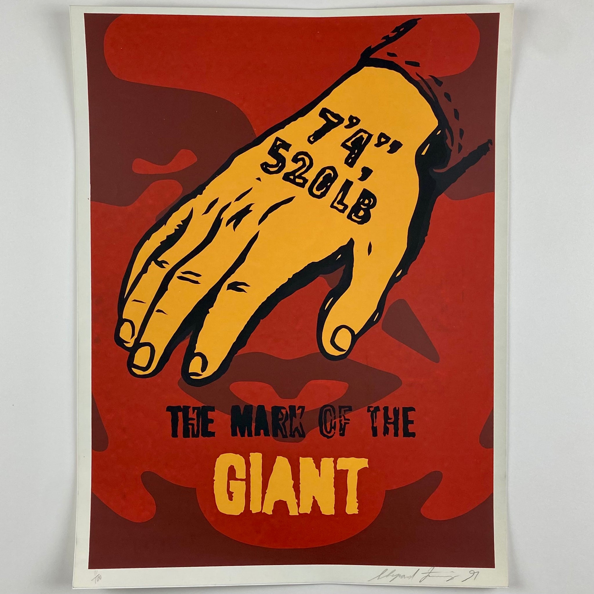 SHEPARD FAIREY (OBEY GIANT) - 1997 - MARK OF THE GIANT