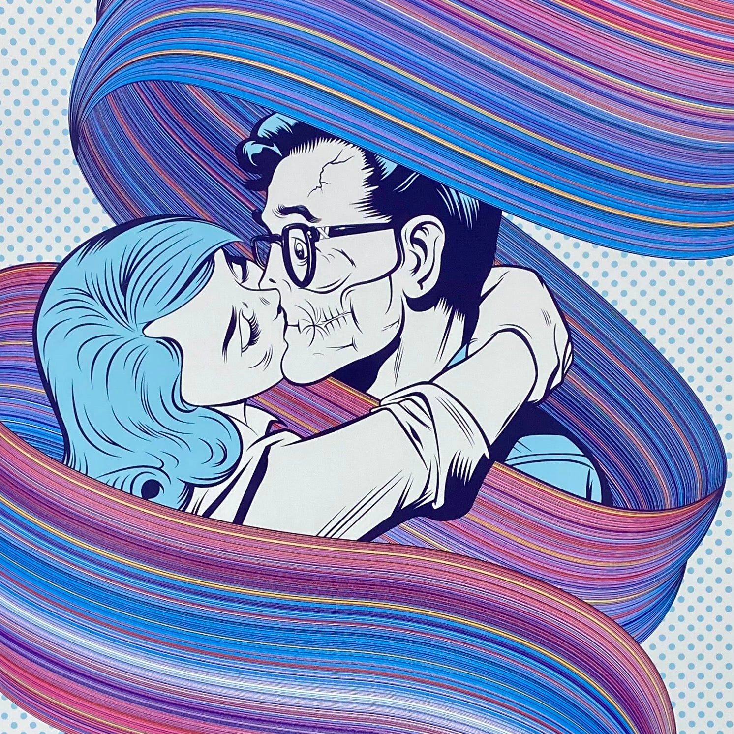 KAI & SUNNY × D FACE UNITY SUCK FACE TWIST シルクスクリーン